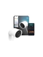 Philips Hue Secure Kamera 2K, kabelgebundene, weiss