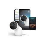 Philips Hue Secure Kamera 2K, cablegebundene with Standfuss, white