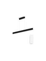 Philips Hue White Col. Amb. Suspension Ensis Noir et DimmSwitch