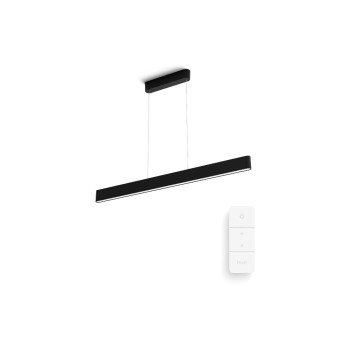 Philips Hue White & Col. Amb. Ensis, Pendelleuchte black  + DimmSwitch