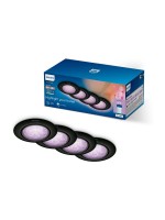 Philips PHI WFB GU10 Kits + GU10, RGB 4CT, black 