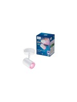Philips Smart Lighting Spot intelligent blanc, GU10, 16 millions de couleurs, 2 200-6 500 kelvins