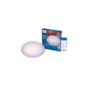 Philips Smart Lighting Plafonnier intelligent rond, 2 600 lumens, changement de couleur Philips Smart Lighting Plafonnier intelligent rond, 2 600 lumens, changement de couleur