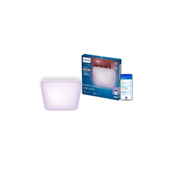 Philips Smart Lighting Plafonnier connecté rectangulaire, 2 600 lumens, changement de couleur Philips Smart Lighting Plafonnier connecté rectangulaire, 2 600 lumens, changement de couleur