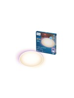 Philips Smart Lighting Plafonnier Rune rond, 2 100 lumens, effet lumineux « halo »
