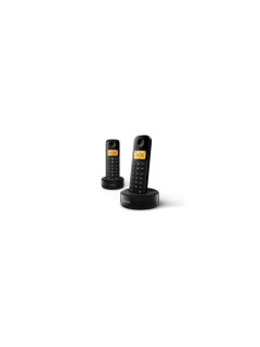 Philips D1602B black  Duo, Orange Backlight