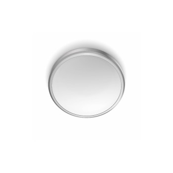 Philips Deckenleuchte Doris, 17W, 4000K, IP44, nickel