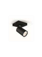 Philips, Aufbauspot Kosipo GU10, 5.5W, Schw, GU10, max. 5.5W, black 