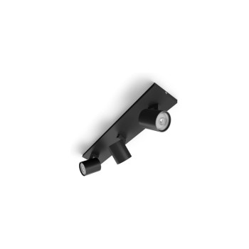 Philips, Aufbauspot Kosipo, 3 x GU10, 5.5 W, GU10, 3x max. 5.5W, black 