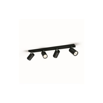 Philips, Aufbauspot Kosipo, 4 x GU10, 5.5 W, GU10, 4x max. 5.5W, black 