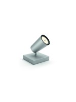 Philips Spot encastré Paisley, GU10, 5.5 W, argenté