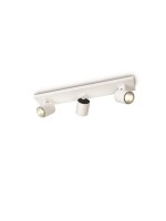 Philips Spot encastré Runner, 3 x GU10, 20 W, blanc