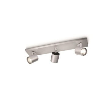 Philips, Aufbauspot Runner, 3 x GU10, 20 W,, GU10, 3x max. 20W, aluminium