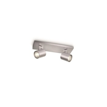 Philips, Aufbauspot Runner, 2 x GU10, 20 W,, GU10, 2x max. 20W, aluminium