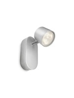 Philips Spot encastré Star, 4.5 W, 500 lm, 2700 K, argenté