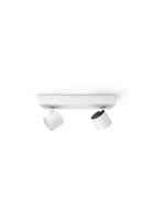 Philips Spot Star Warm Glow, 2 x 4.5 W, 500 lm, 2200-2700 K, blanc