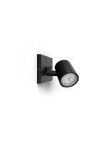 Philips Spot encastré Runner 1 x GU10, 20W, noir