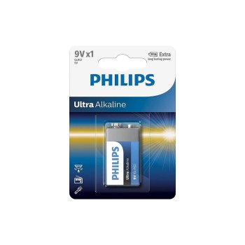Philips Batterie Alkaline 9V, 6LR61; 1 Stück