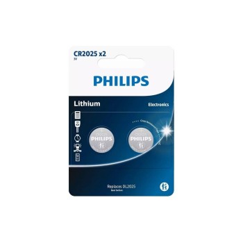 Philips Button cell Lithium CR2025, 2 Stück Philips Button cell Lithium CR2025, 2 Stück