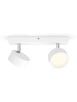 Philips Spot encastré Bracia 2 x 5.5W 2700K Blanc