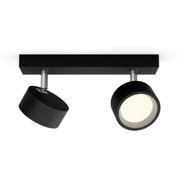 Philips Spot encastré Bracia 2 x 5.5W 2700K Noir Philips Spot encastré Bracia 2 x 5.5W 2700K Noir