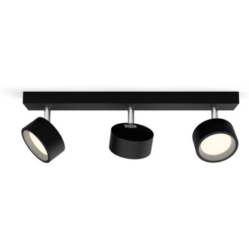 Philips Spot encastré Bracia 3 x 5.5W 2700K Noir Philips Spot encastré Bracia 3 x 5.5W 2700K Noir