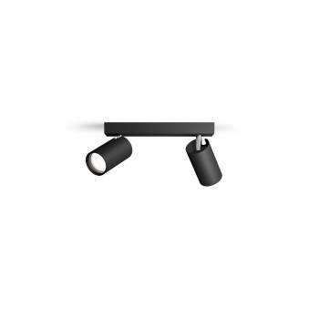 Philips Spot encastré Idris GU10, IP44 Noir, sans ampoule Philips Spot encastré Idris GU10, IP44 Noir, sans ampoule