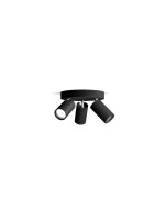 Philips Spot encastré Idris GU10, IP44, rond Noir, sans LM