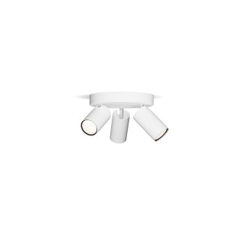 Philips Spot encastré Idris GU10, IP44, rond Blanc, sans LM Philips Spot encastré Idris GU10, IP44, rond Blanc, sans LM