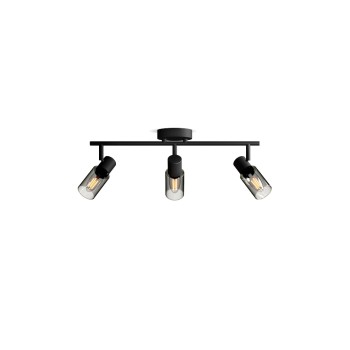 Philips Spot encastré Palms 3 spots pour E14 Noir, sans ampoule Philips Spot encastré Palms 3 spots pour E14 Noir, sans ampoule