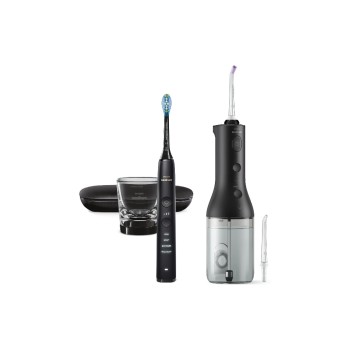 Philips Sonicare Power Flosser 3000, HX3886/43 + Zahnbürste 9000 black Philips Sonicare Power Flosser 3000, HX3886/43 + Zahnbürste 9000 black