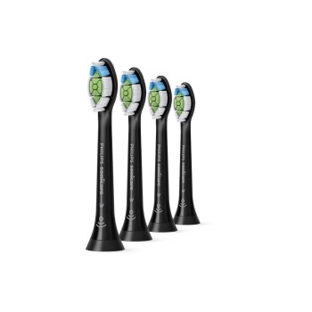 Philips Aufsteckbürste Optimal White, HX6064/88, 4 Stück, schwarz