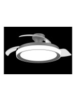 Philips Ventilateur de plafond LED Bliss 35W, noir