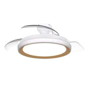 Philips Ventilateur de plafond LED Bliss 35W, or