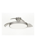 Philips Ventilateur de plafond LED Atlas 35W, nickel mat
