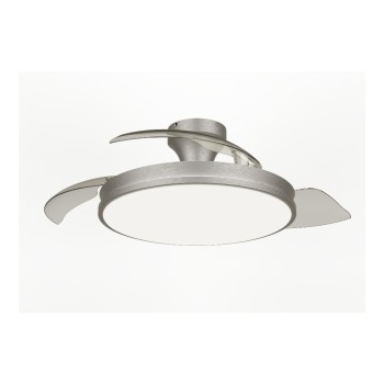 Philips Ventilateur de plafond LED Atlas 35W, nickel mat