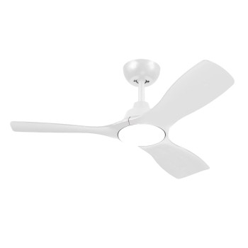 Philips Ventilateur de plafond LED Olas 30W, blanc