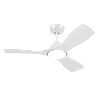 Philips Ventilateur de plafond LED Olas 30W, blanc