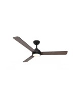 Philips Ventilateur de plafond LED Civx 24W, noir / marron foncé