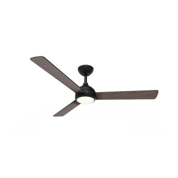 Philips Ventilateur de plafond LED Civx 24W, noir / marron foncé