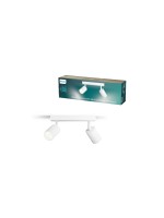 Philips Wyatt Aufbauspot 2er, ohne Leuchtmittel GU10, weiss