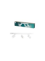 Philips Wyatt Aufbauspot 3er Balken, ohne Leuchtmittel GU10, weiss