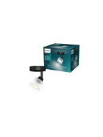 Philips Horen Aufbauspot 5W, ohne Leuchtmittel GU10, schwarz