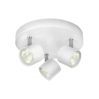 Philips MyLiving LED-Spot 56243/31/16, Weiss, LED 3x4W, 2700K, 15000h, IP20
