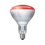 Philips lampe infrarouge BR125 250W, E27, 5000h, rouge , verre dur