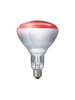 Philips infrared lamp BR125 250W, E27, 5000h, red, hard glas