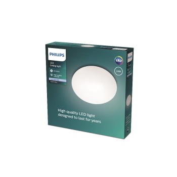 Philips Suede LED Deckenleuchte, 31802/31/16, 24W LED, 4000K, 2350 Lumen Philips Suede LED Deckenleuchte, 31802/31/16, 24W LED, 4000K, 2350 Lumen