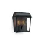 Philips myGarden Wandleuchte 17235/30/PN,sw, ohne Leuchtmittel, max.2x42W, outdoor IP44,