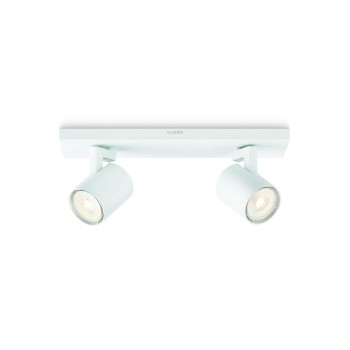 Philips, Aufbauspot myLiving Runner 53092/, Aluminium, 2x3.5W, GU10, IP20, white