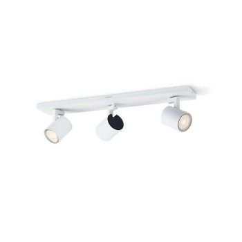 Philips, Aufbauspot myLiving Runner 53093/3, Aluminium, 3x3.5W, GU10, IP20, white